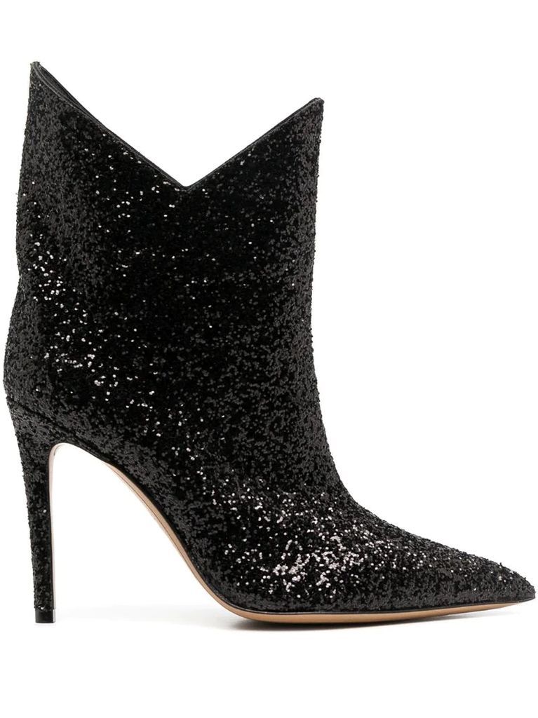 glitter western boots