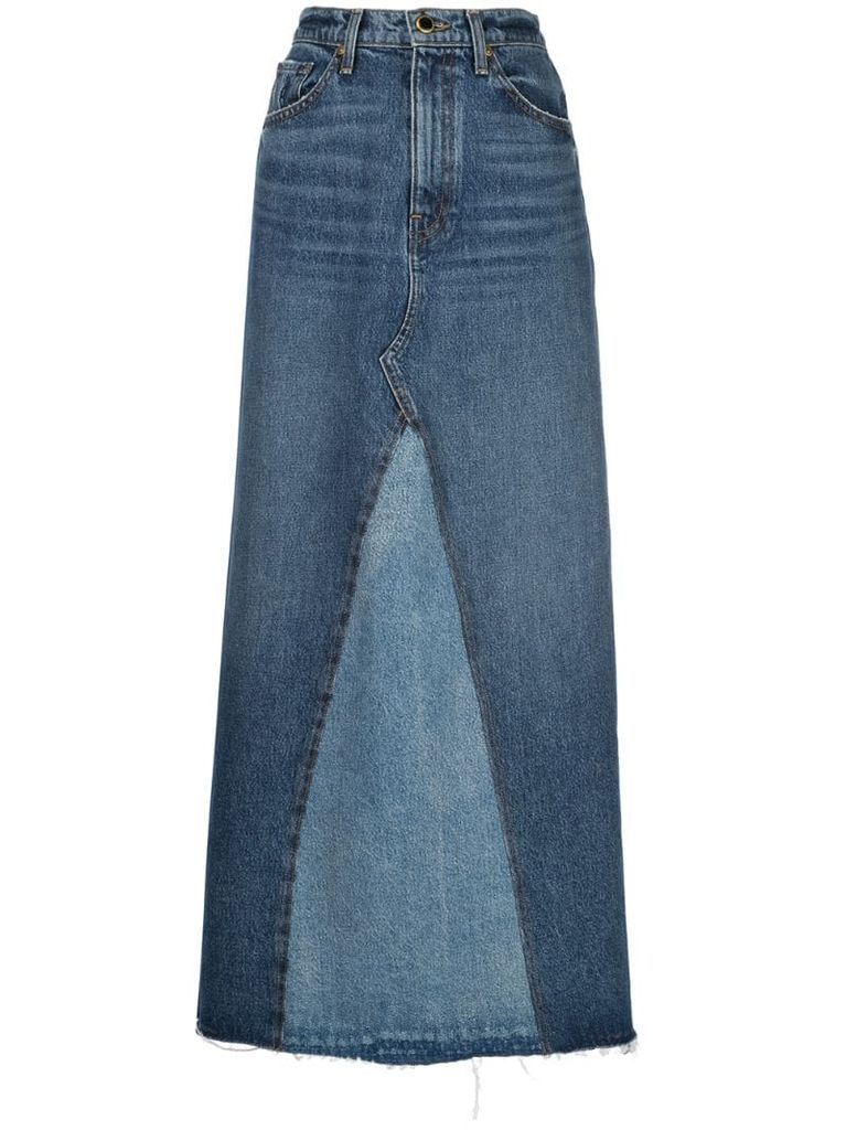 Magdalena denim maxi skirt