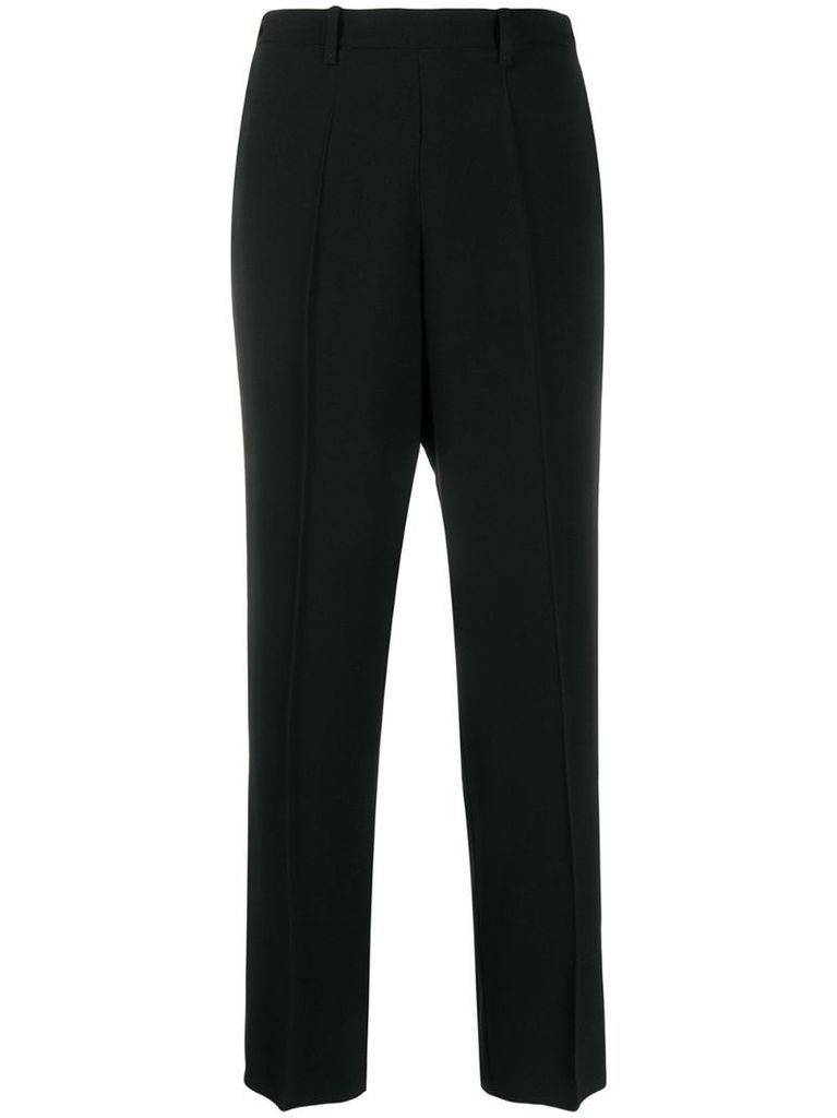 relaxed-fit straight-leg trousers