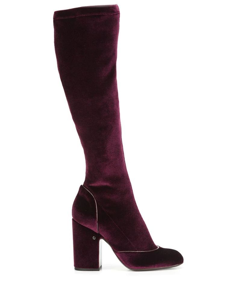pull-on knee length boots