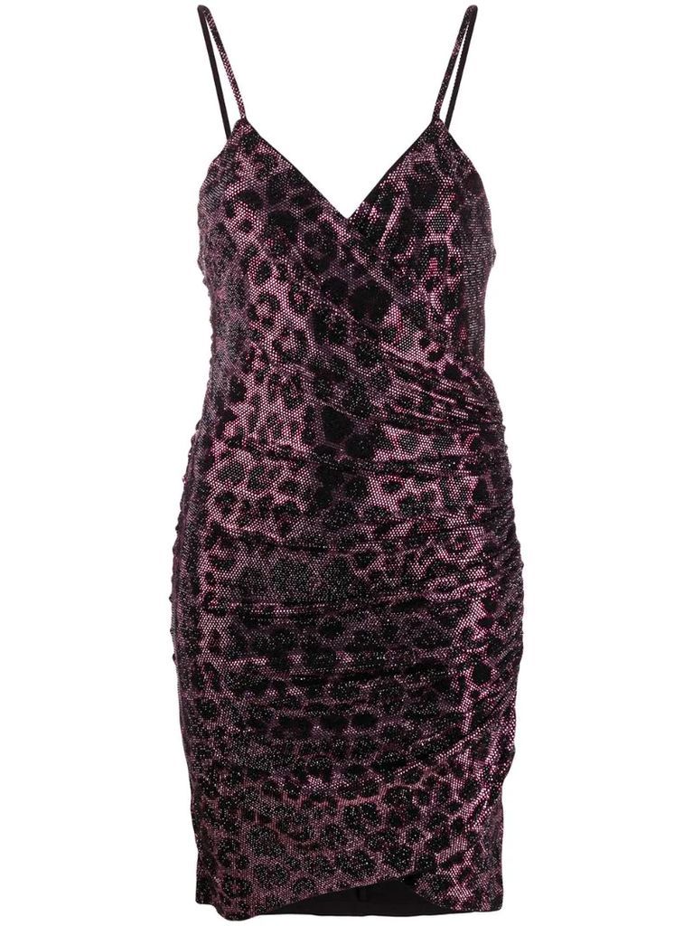 Paradise sequin leopard dress