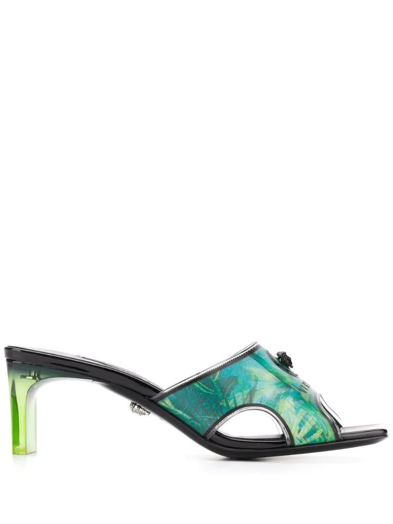 Jungle-print sandals