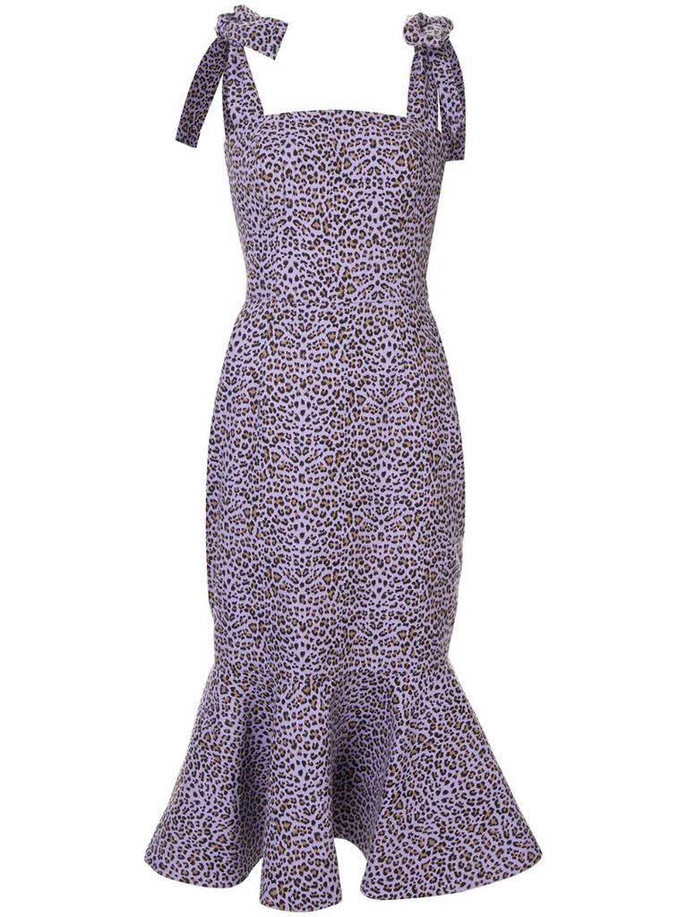 Leopard mermaid dress