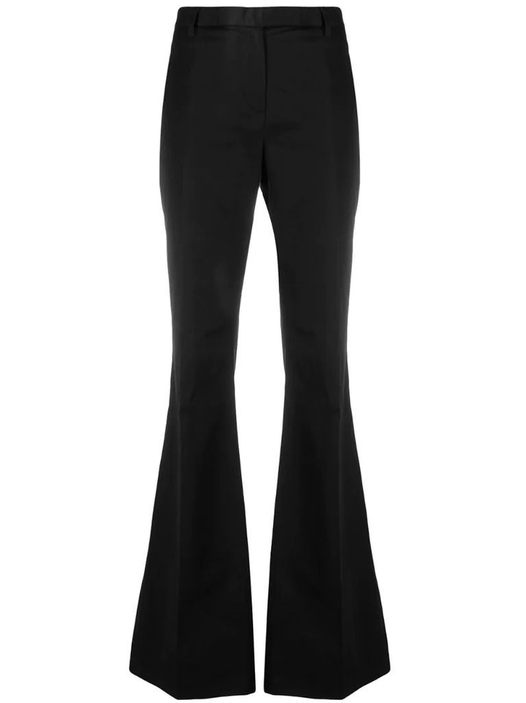 1990s long flared trousers