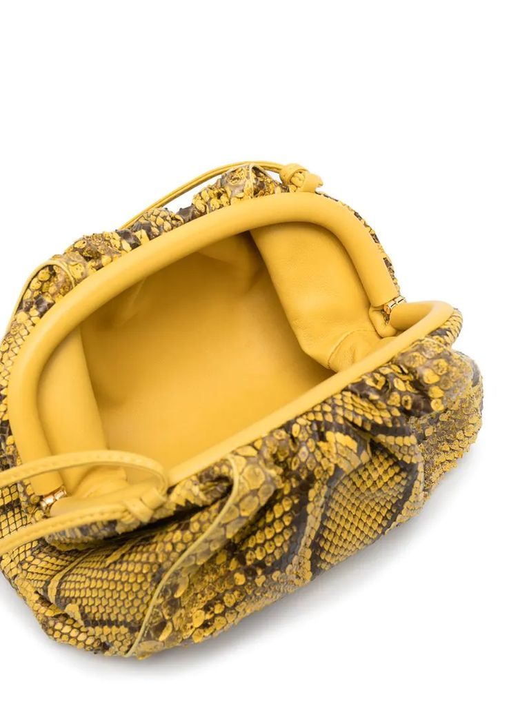 snakeskin-effect crossbody bag