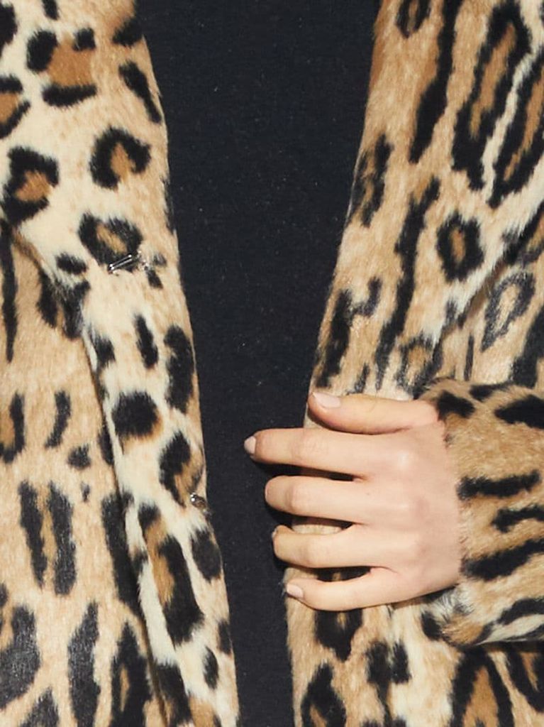 Gianna leopard-print coat