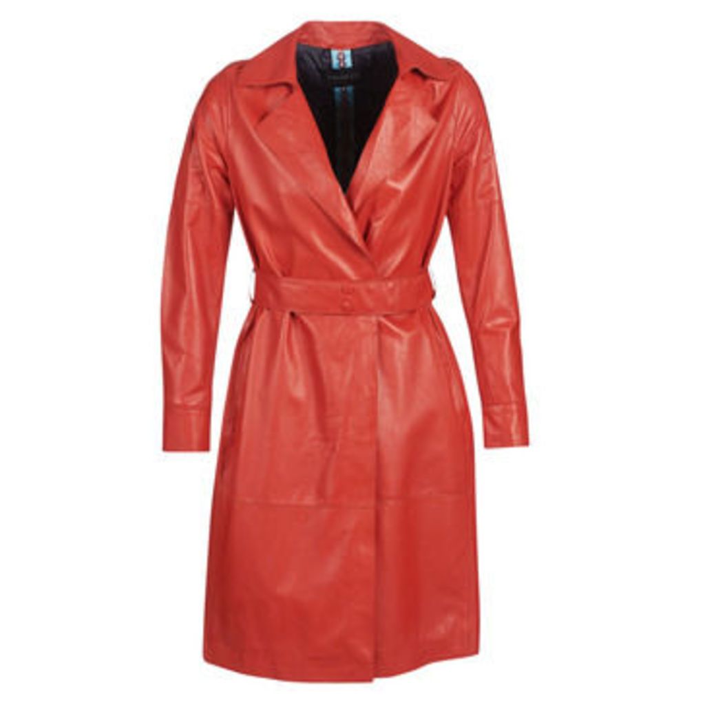HISTORY  women's Trench Coat in Red