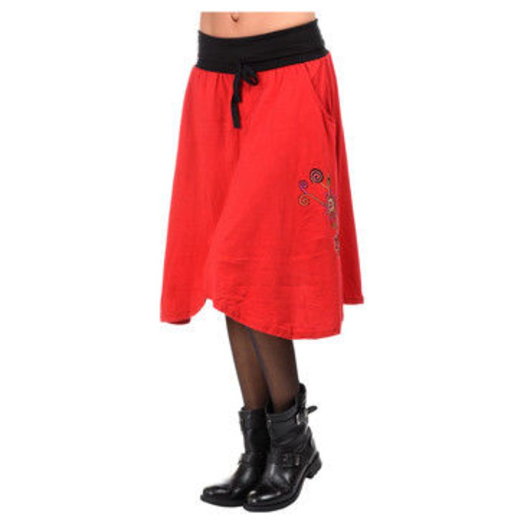 Couleurs Du Monde  Short skirt  women's Skirt in Red