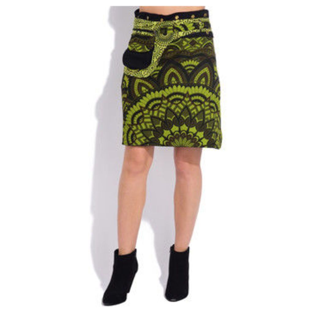 Couleurs Du Monde  Skirt  women's Skirt in Green