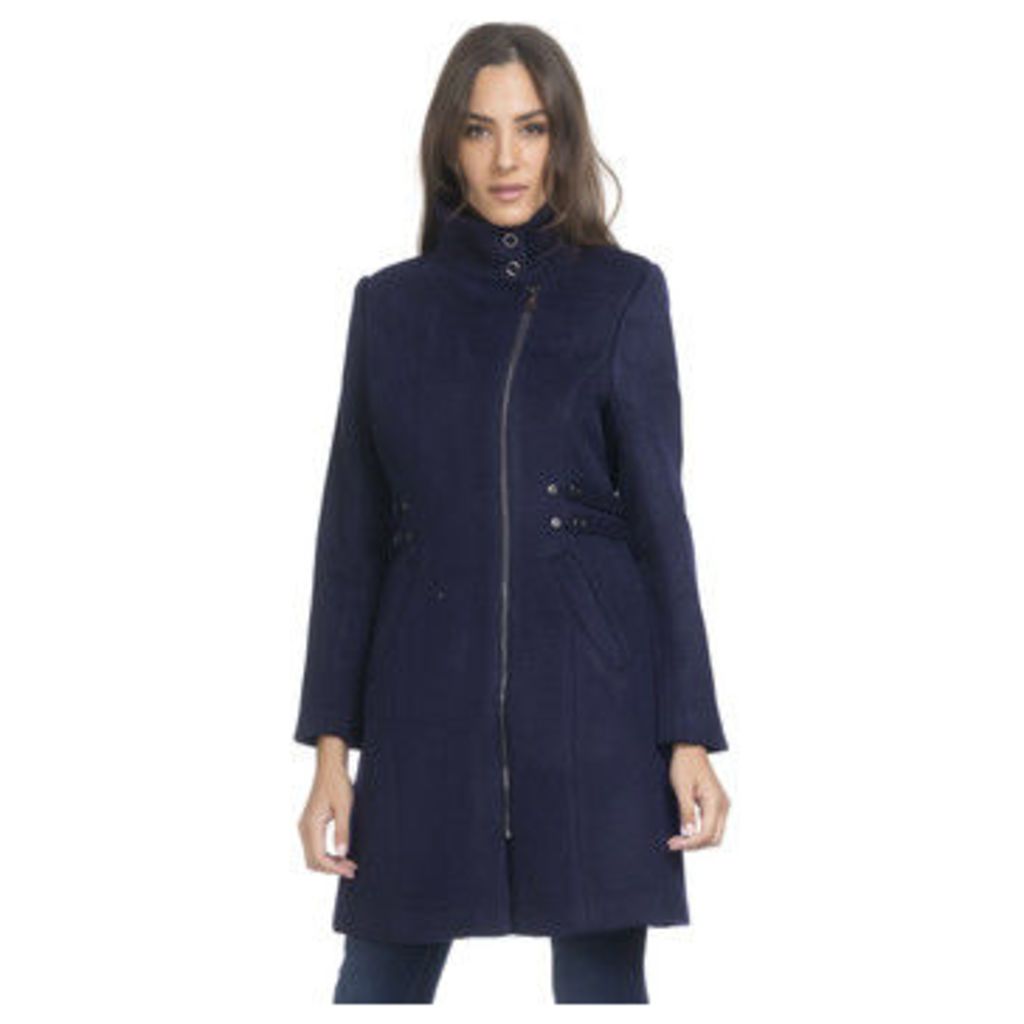 Tantra  Coat 3/4 length  women's Coat in Blue
