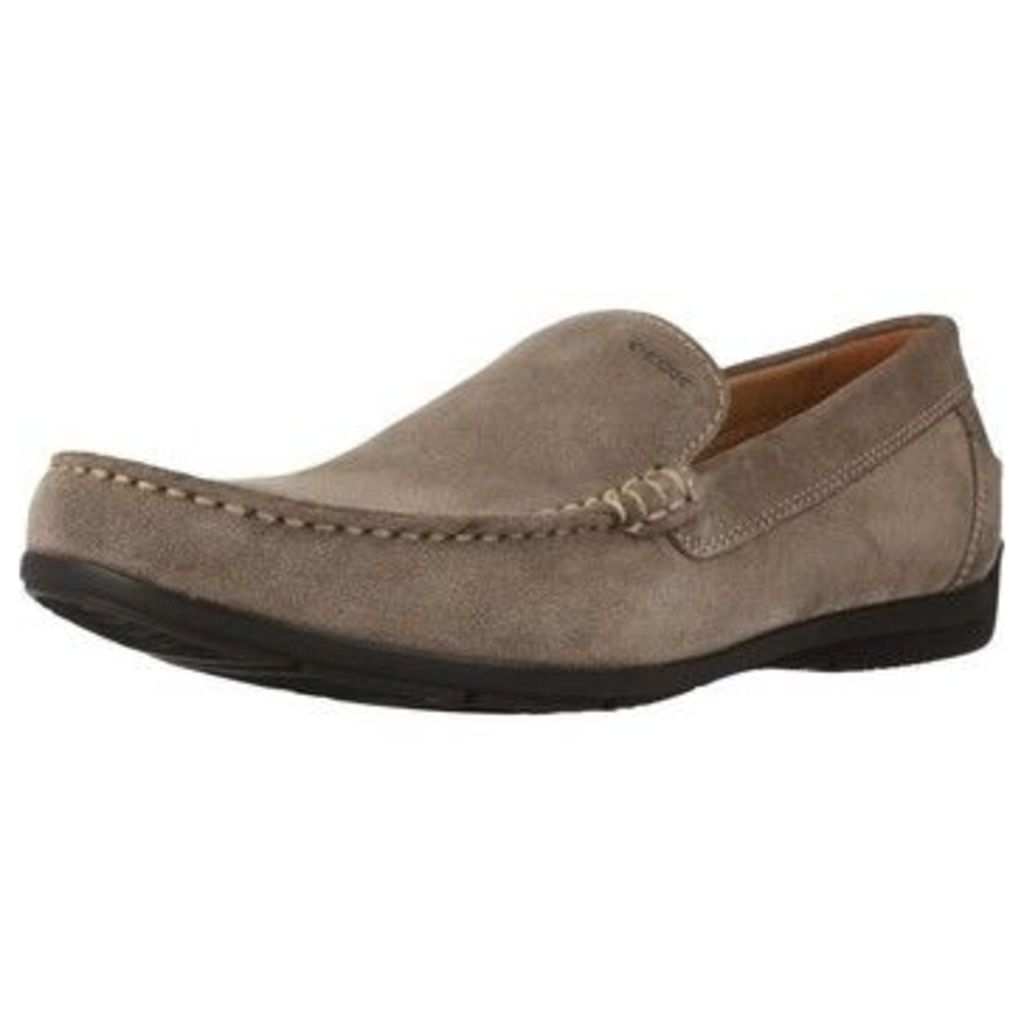Geox  U SIM0N A  women's Loafers / Casual Shoes in Brown