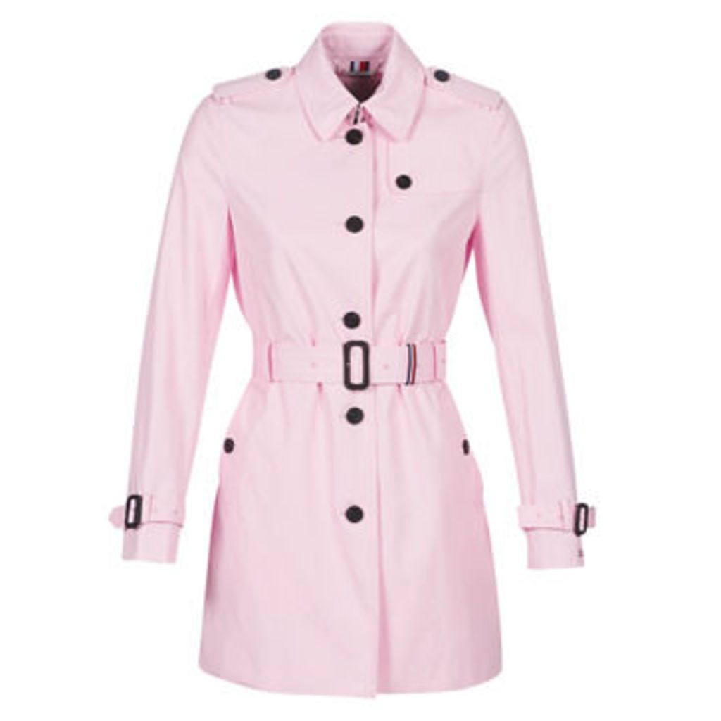 Tommy Hilfiger  SEASONAL SB TRENCH  women's Trench Coat in Pink