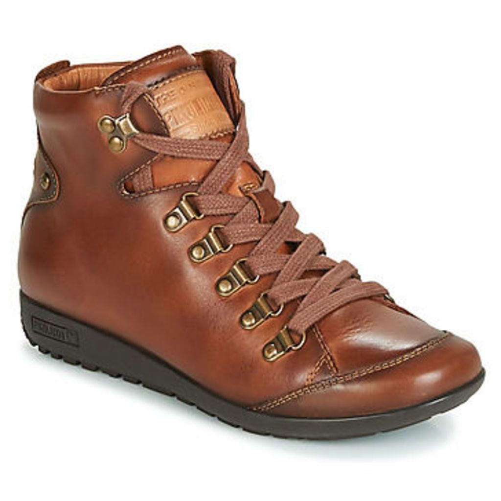 LISBOA W67  women's Shoes (High-top Trainers) in Brown