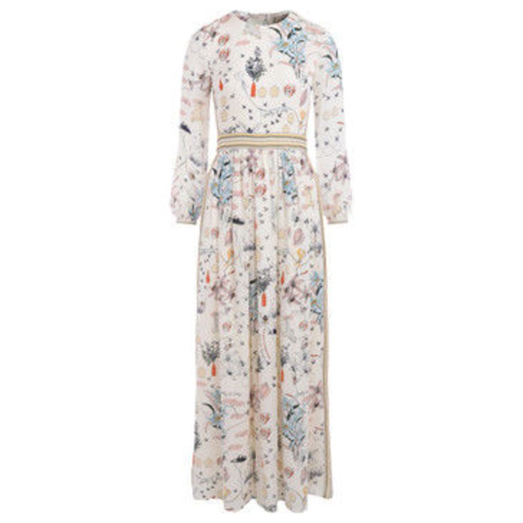 Tory Burch  Long silk dress with vintage print  women's Long Dress in Other