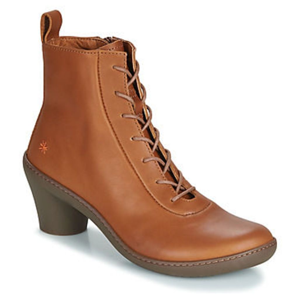 ALFAMA  women's Low Ankle Boots in Brown
