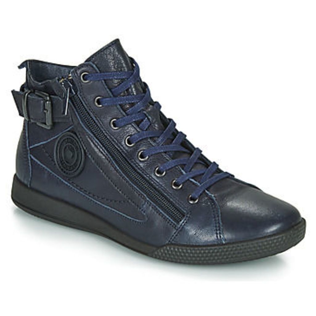 PALME  women's Shoes (High-top Trainers) in Blue