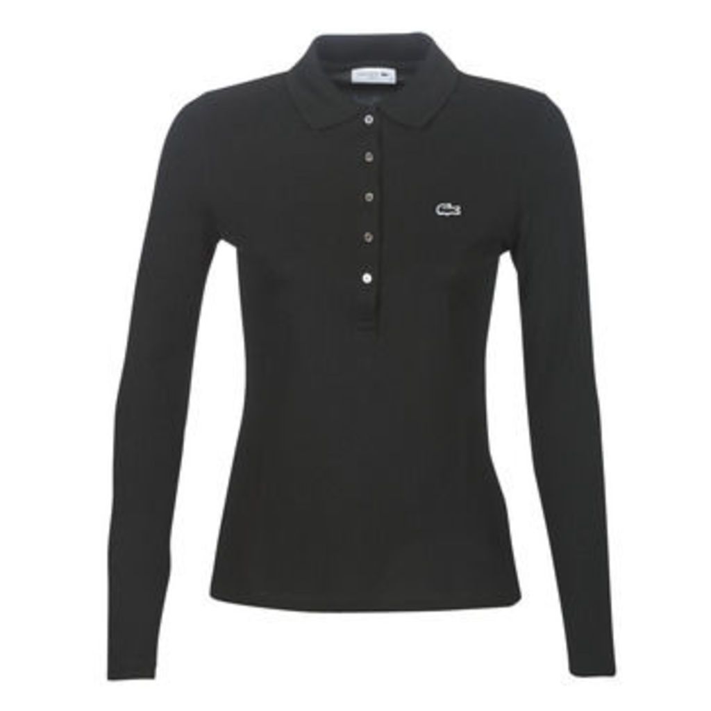 Lacoste  PF7841  women's Polo shirt in Black