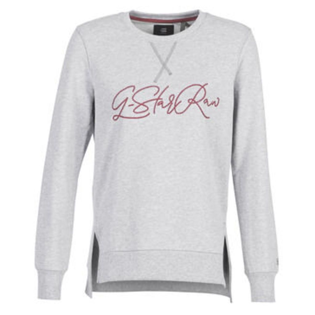 G-Star Raw  GRAPHIC 22 BF SLIT R SW WMN LS  women's Sweatshirt in Grey