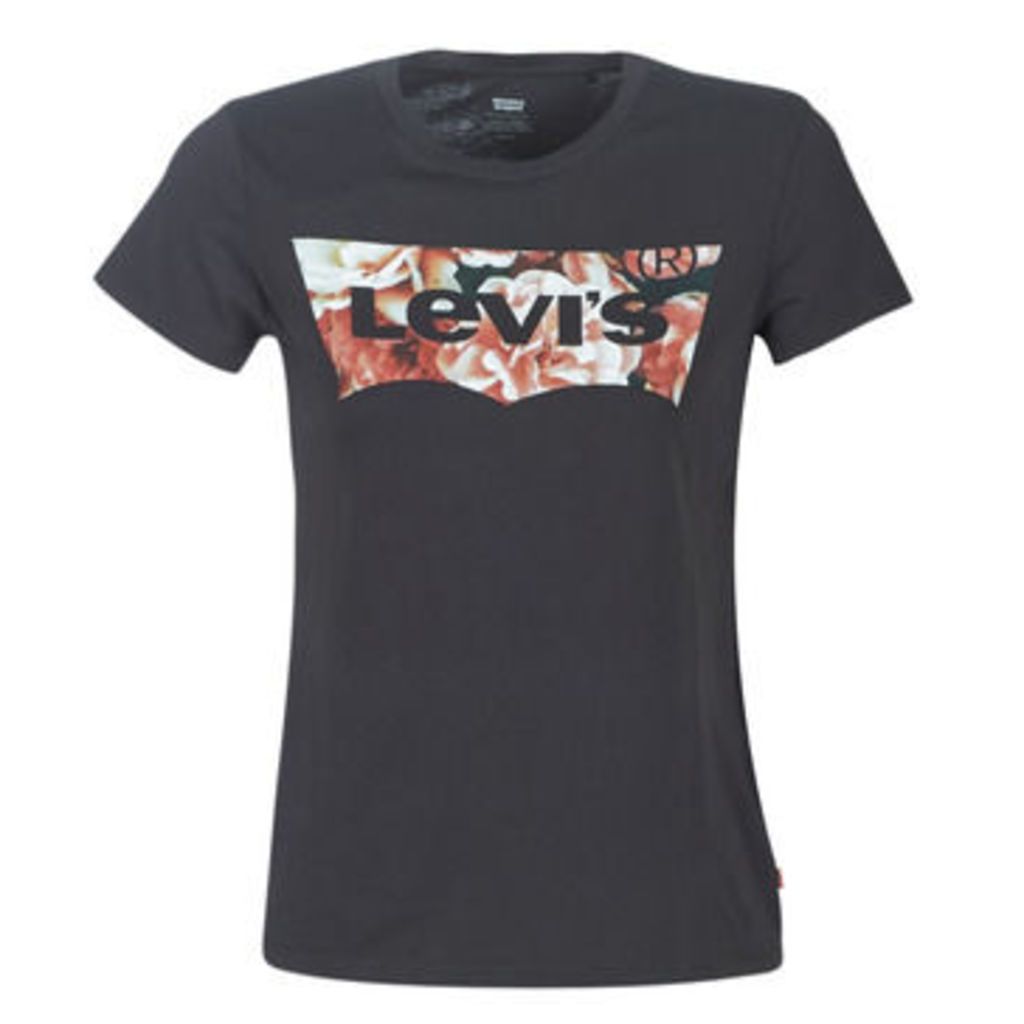 Levis  THE PERFECT TEE  women's T shirt in Black