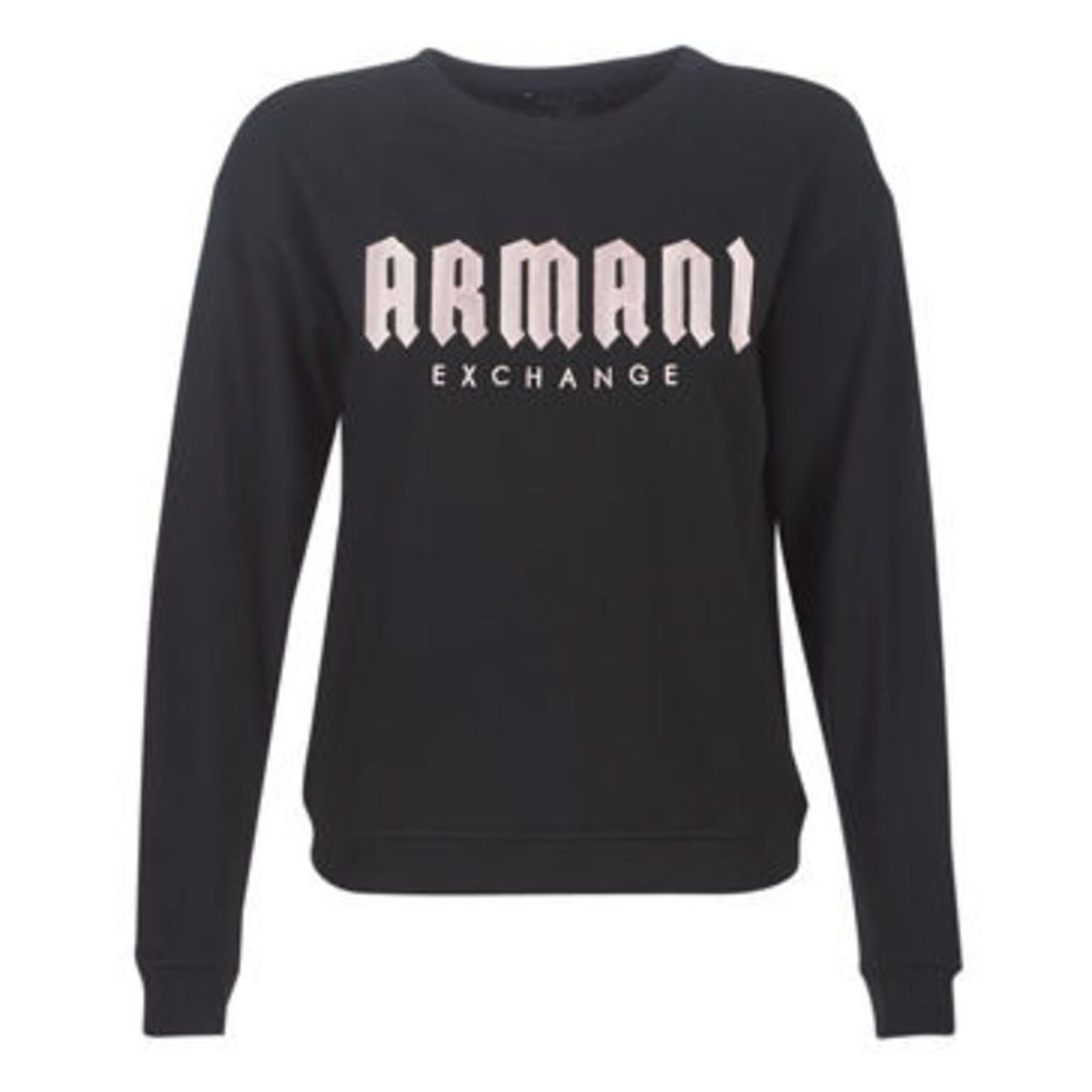 Armani Exchange  6GYM01-YJE5Z-6227  women's Sweatshirt in Black