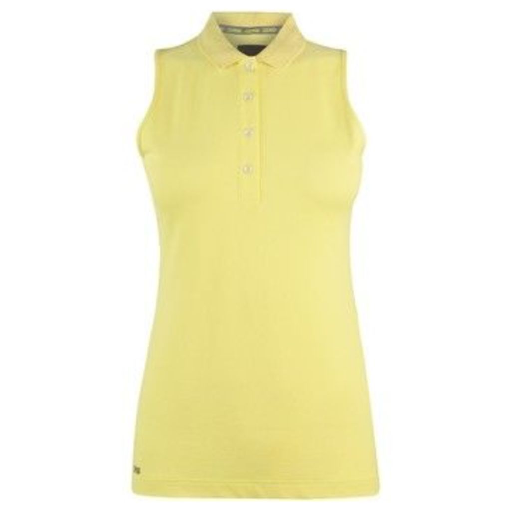 Colmar  Donna Sleeveless Polo Shirt Ladies  women's Polo shirt in Yellow