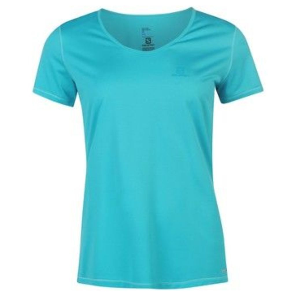 Salomon  Mazy T Shirt Ladies  women's T shirt in Blue