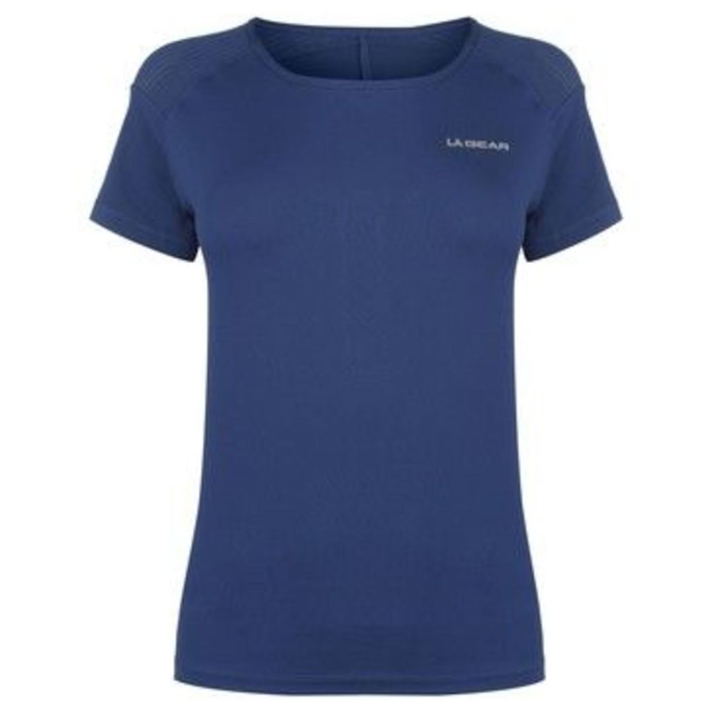 L.A. Gear  Fitted T Shirt Ladies  women's T shirt in Blue