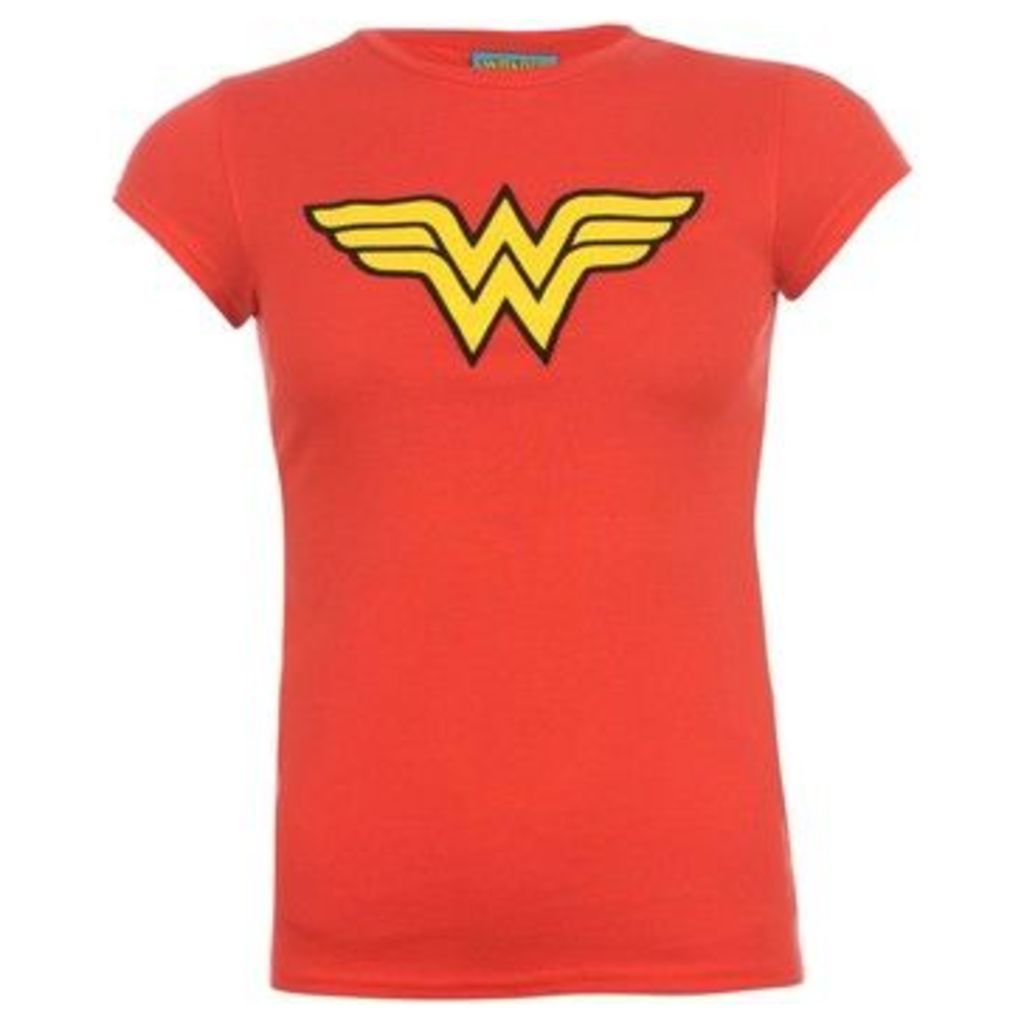 Dc Comics  Wonder T Shirt Ladies  women's T shirt in Red