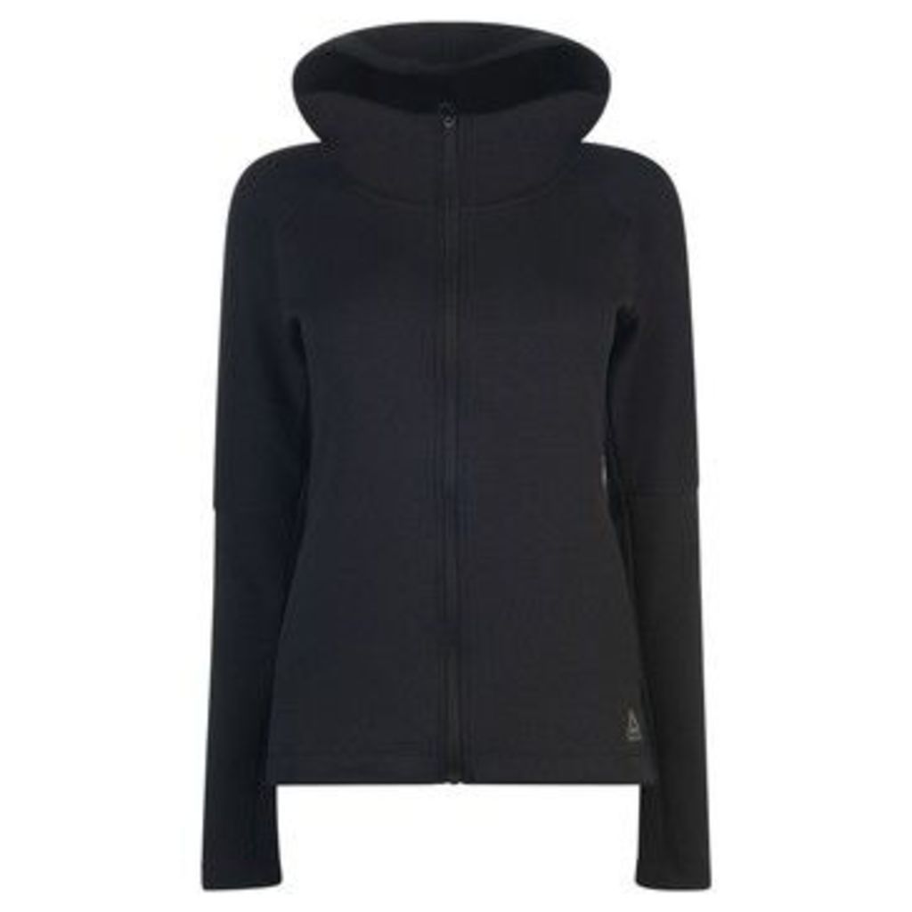 Reebok Sport  Quik Full Zip Hoody Ladies  women's Sweatshirt in Black