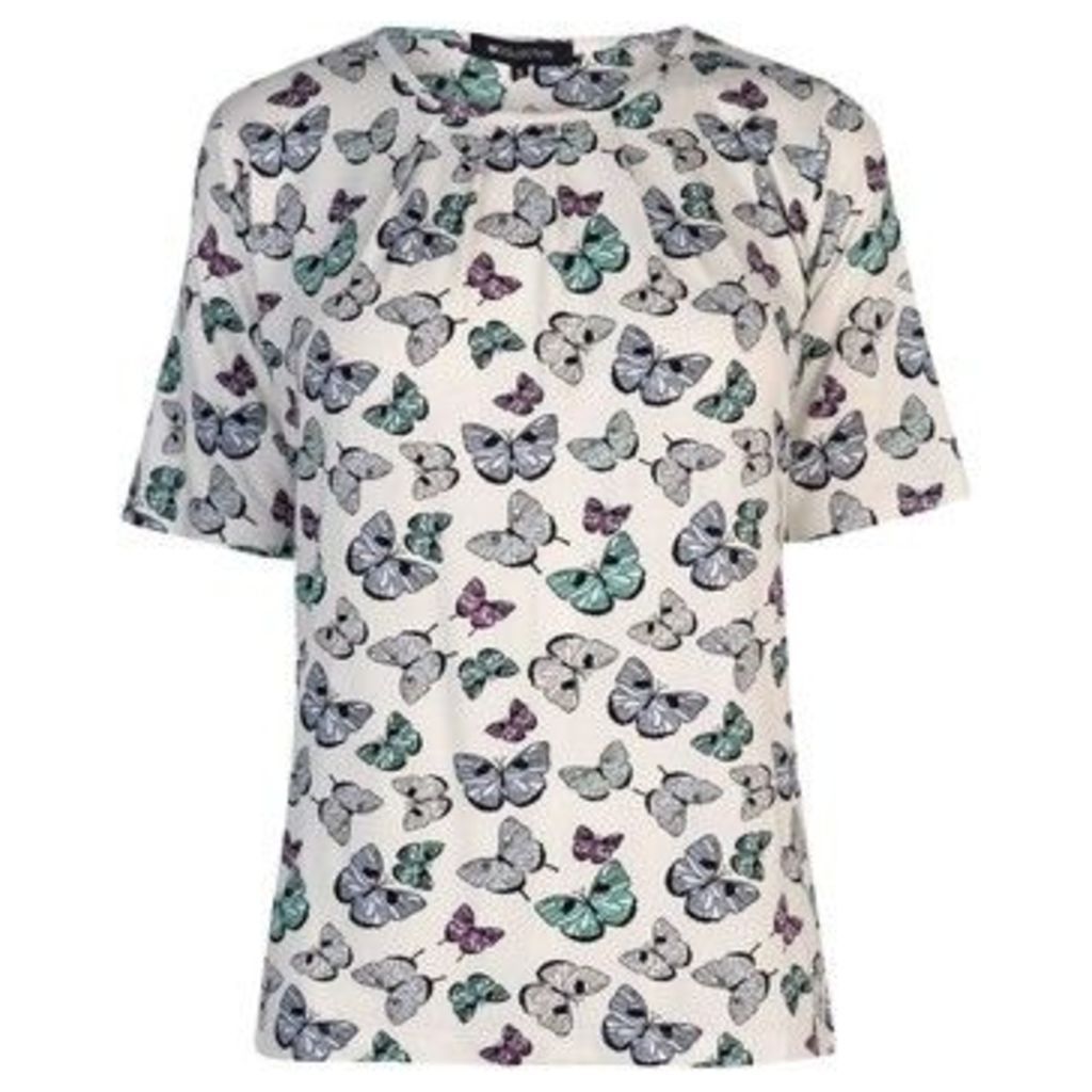 M Collection  Printed Top Ladies  women's Blouse in Other