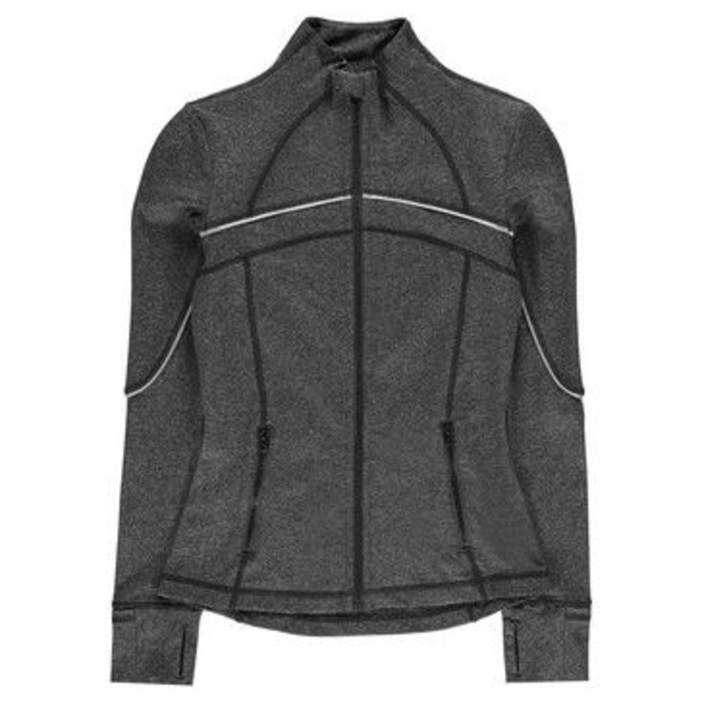 Sportfx  Lightweight Reflective Jacket Ladies  women's Sweatshirt in Grey