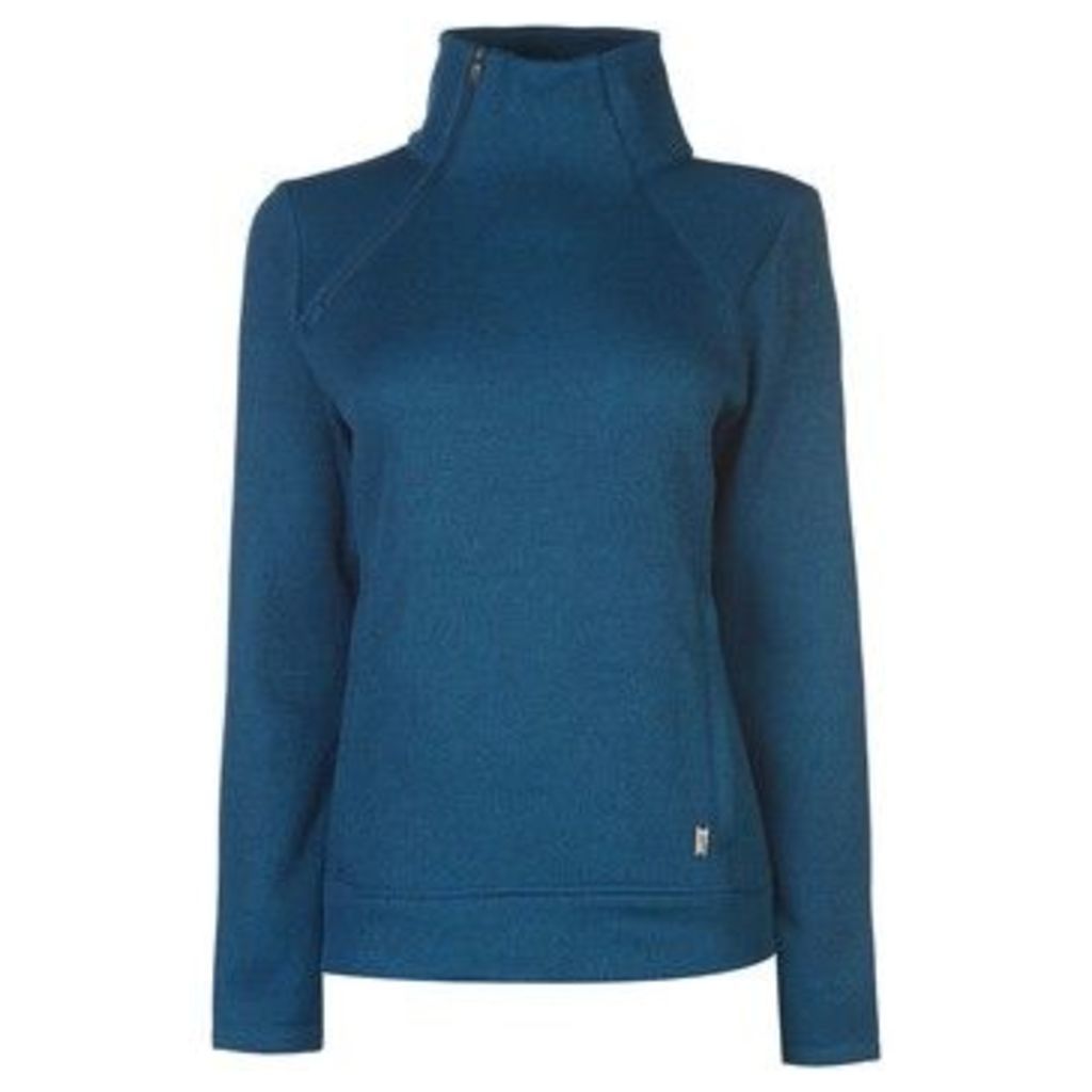 Eastern Mountain Sports  Destination Funnel Zip Pullover Ladies  women's Sweater in Blue