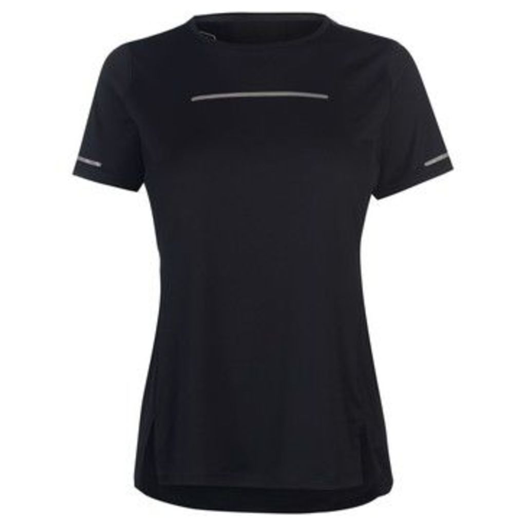 Asics  Lite Show Short Sleeve Top Ladies  women's T shirt in Black
