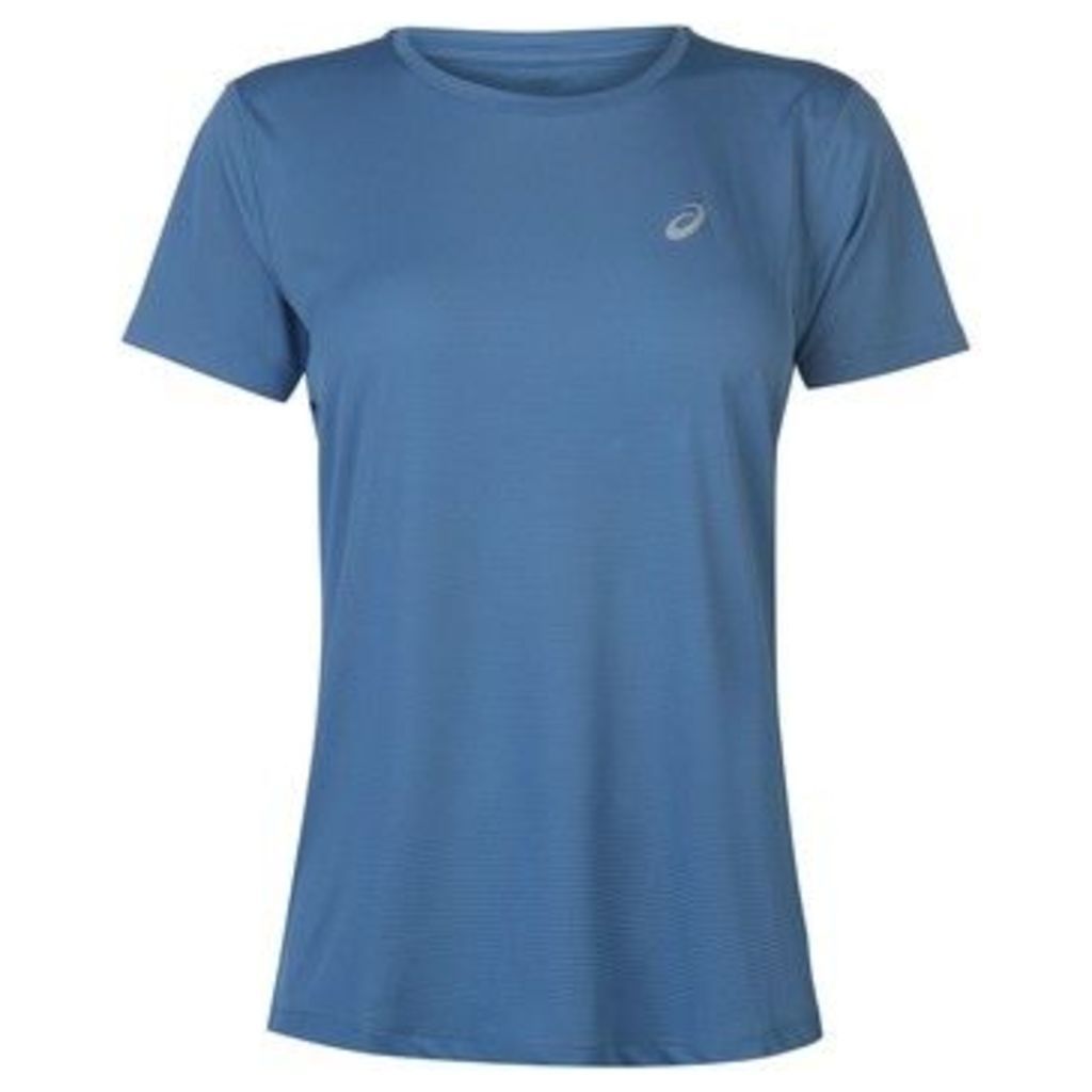 Asics  Core Running T Shirt Ladies  women's T shirt in Blue