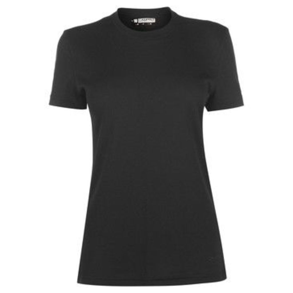 Campri  Thermal Short Sleeve Top Ladies  women's T shirt in Black