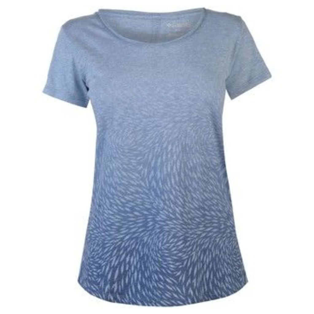 Columbia  Ocean T Shirt Ladies  women's T shirt in Blue