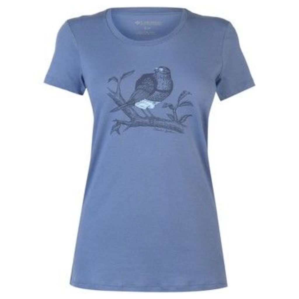 Columbia  Birdy T Shirt Ladies  women's T shirt in Blue