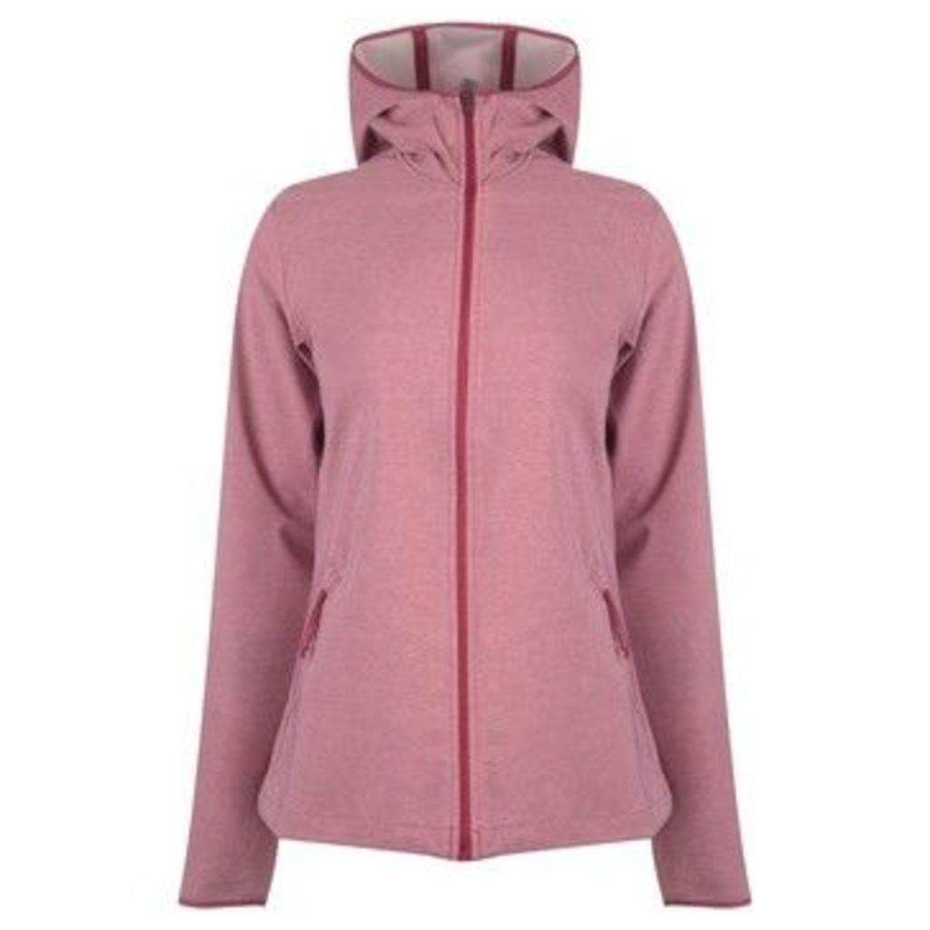 Columbia  Heather Softshell Jacket Ladies  women's Sweatshirt in Pink