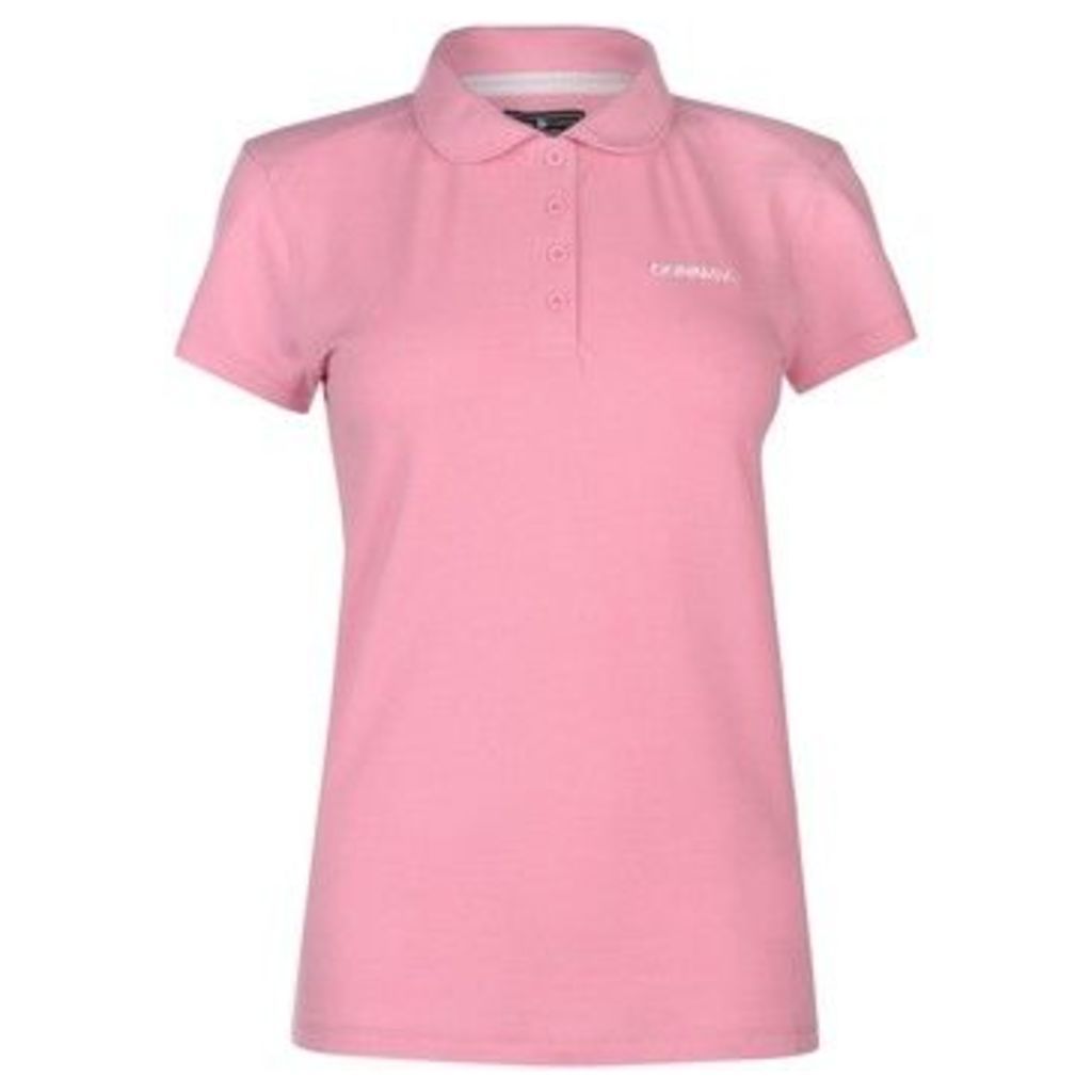 Donnay  Pique Polo Ladies  women's Polo shirt in Pink