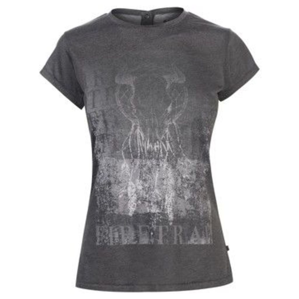 Firetrap  Clash T Shirt Ladies  women's T shirt in Grey