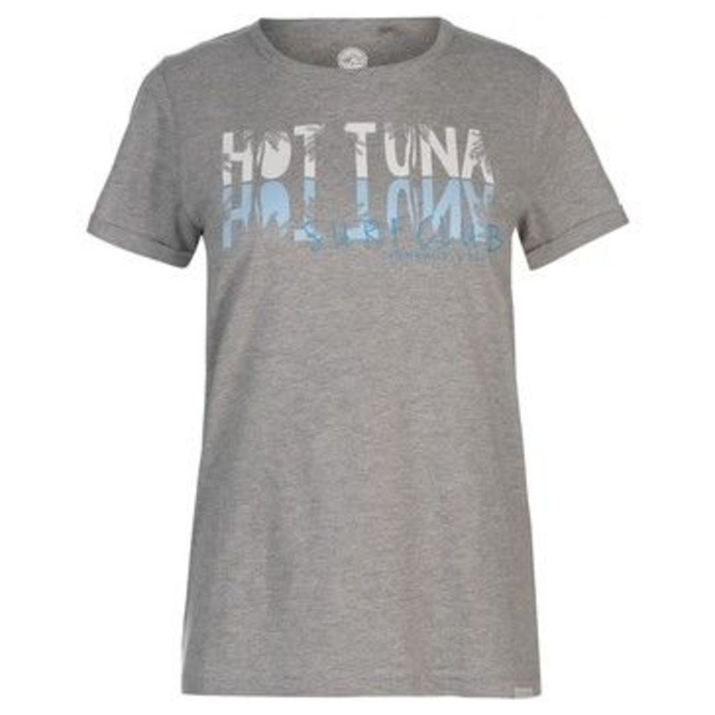 Hot Tuna  T Shirt Ladies  women's T shirt in Grey