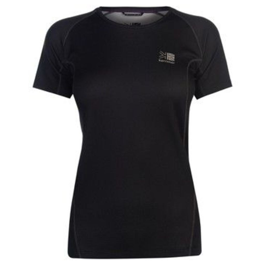 Karrimor  Aspen Tech T Shirt Ladies  women's T shirt in Black