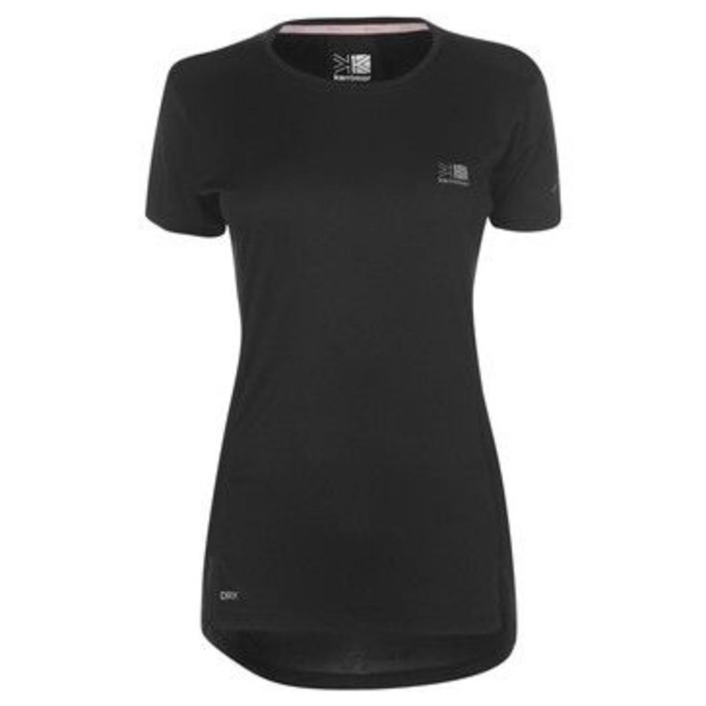 Karrimor  X Racer T Shirt Ladies  women's T shirt in Black