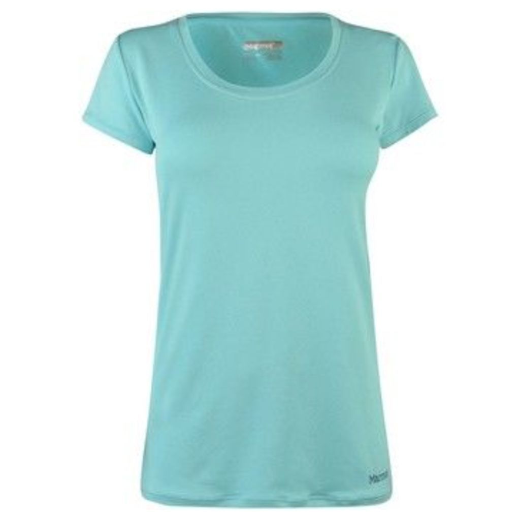 Marmot  Around T Shirt Ladies  women's T shirt in Blue
