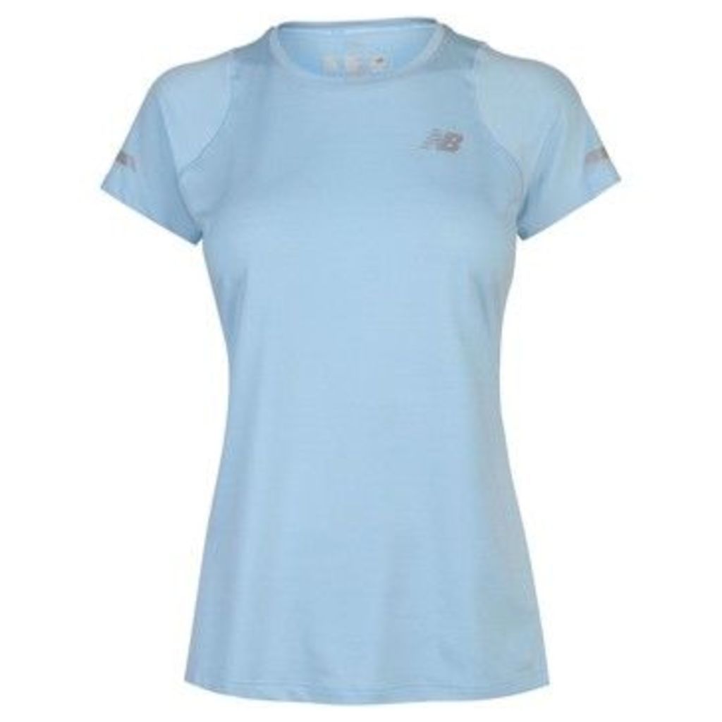 New Balance  Seasonless T Shirt Ladies  women's T shirt in Blue