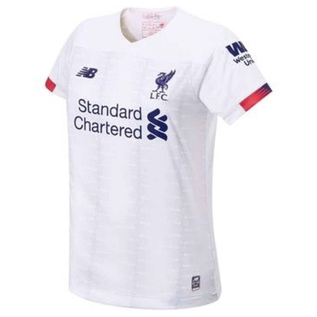 New Balance  Liverpool Away Shirt 2019 2020 Ladies  women's T shirt in White