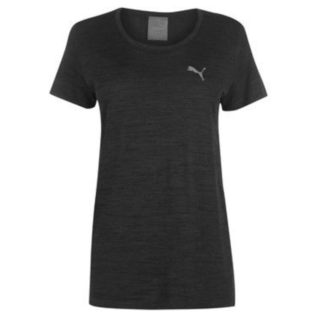 Puma  EvoKnit Core T Shirt Ladies  women's T shirt in Black