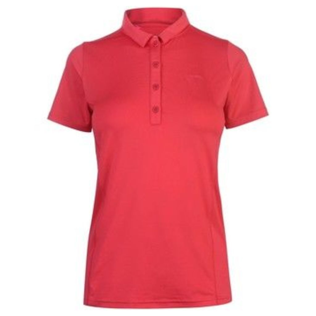 Slazenger  Plain Polo Shirt Ladies  women's Polo shirt in Pink