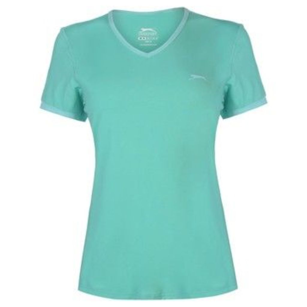 Slazenger  Court T Shirt Ladies  women's T shirt in Blue