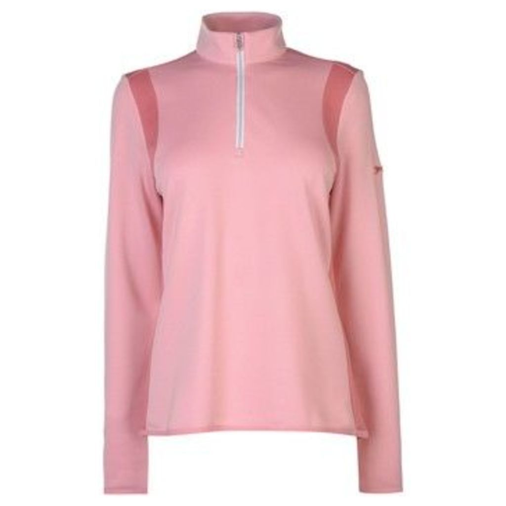 Slazenger  Zip Pullover Ladies  women's Sweater in Pink